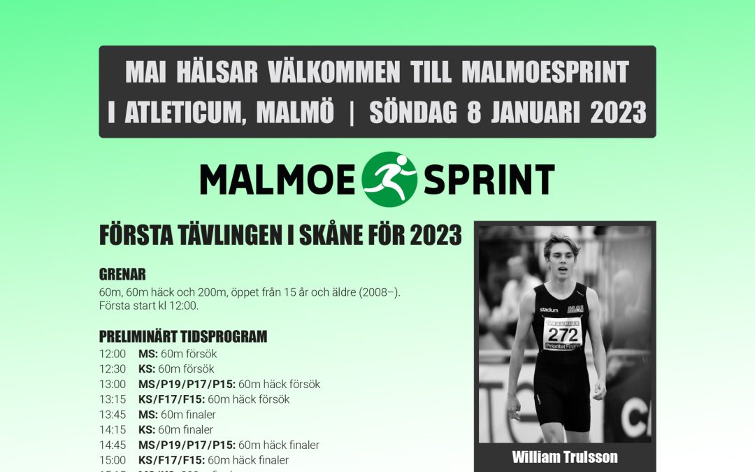 Inbjudan MalmoeSprint 2023